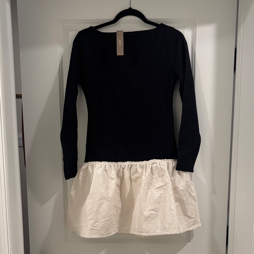 NWT J. Crew Bubble-hem color block mixy dress